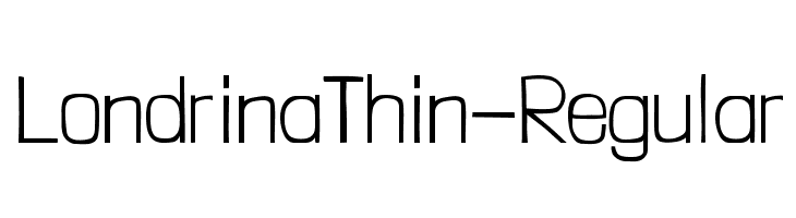 LondrinaThin-Regular  免费字体下载