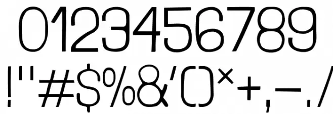 LondrinaThin-Regular Font OTHER CHARS