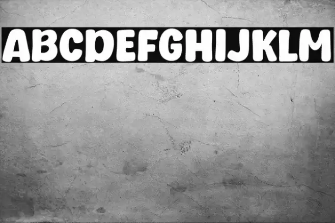 Lonely Cake フォント examples