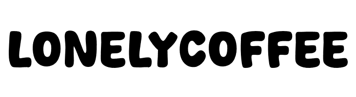Lonely Coffee  font caratteri gratis
