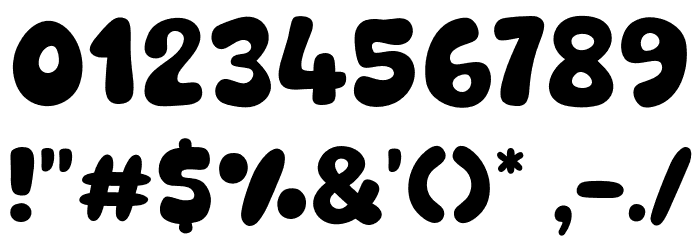 Lonely Coffee Font OTHER CHARS
