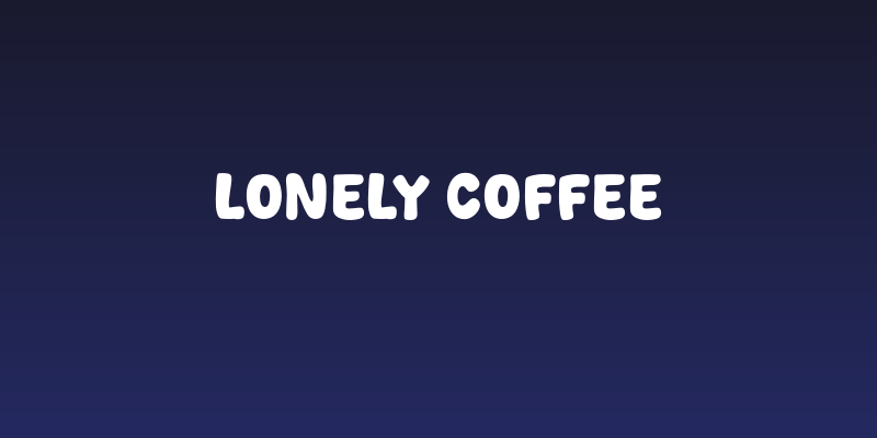 Lonely Coffee Social Header