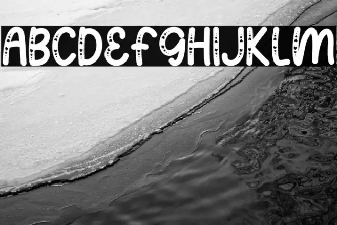 Lonely Girl Love Font examples