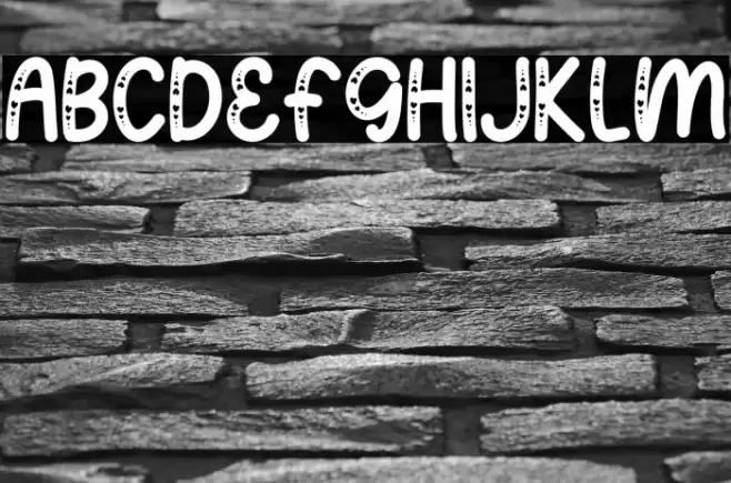 Lonely Girl Love Font examples