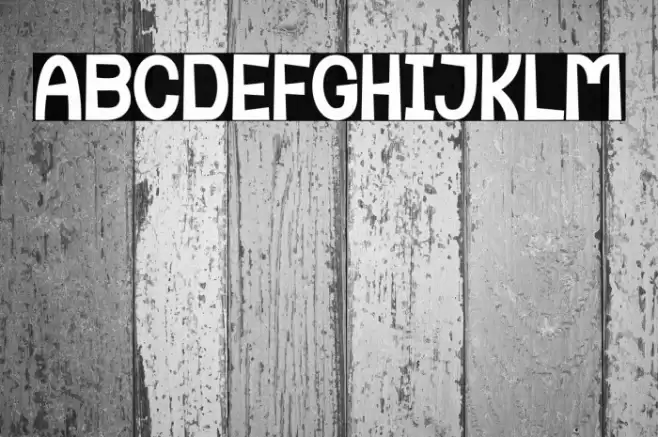 Lonely Night Font examples