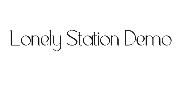 Lonely Station Demo Logo