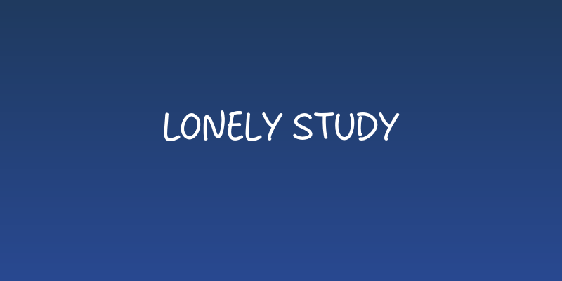 Lonely Study Social Header