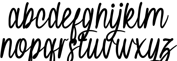 Lonely Together Font LOWERCASE