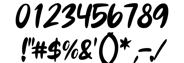 LonelyMelody Font OTHER CHARS