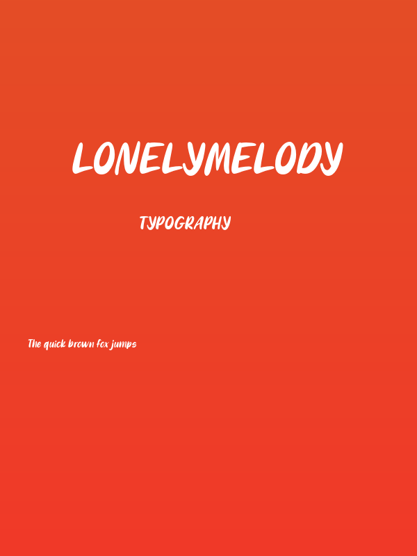 LonelyMelody Poster