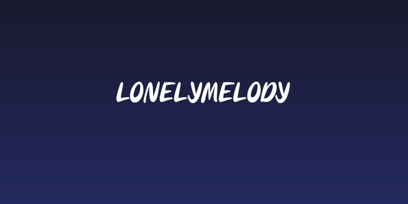 LonelyMelody Social Header
