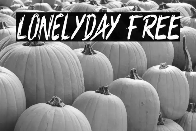 Lonelyday FREE Font examples