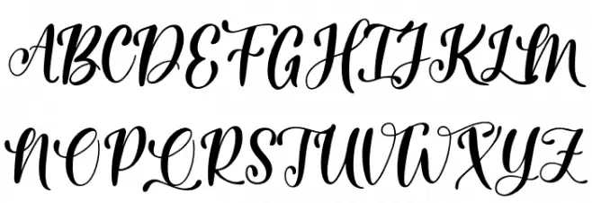 Lonelyday Schriftart Groß