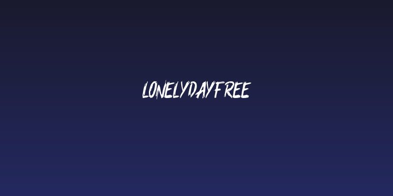 LonelydayFREE Social Header