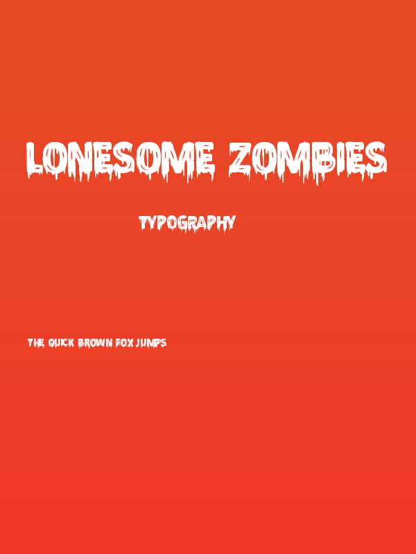 Lonesome Zombies Poster