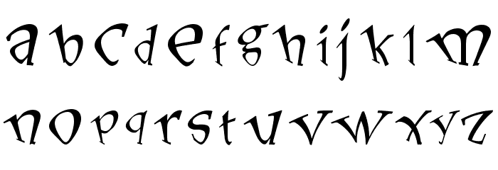 LonesomeLiar Normal Font LOWERCASE