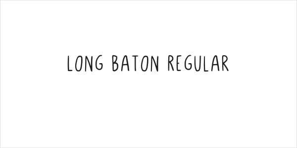 Long Baton Regular Logo