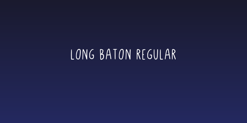 Long Baton Regular Social Header