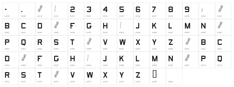 Long BeachUSN Character Map