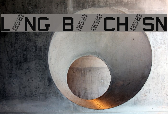 Long BeachUSN Font examples