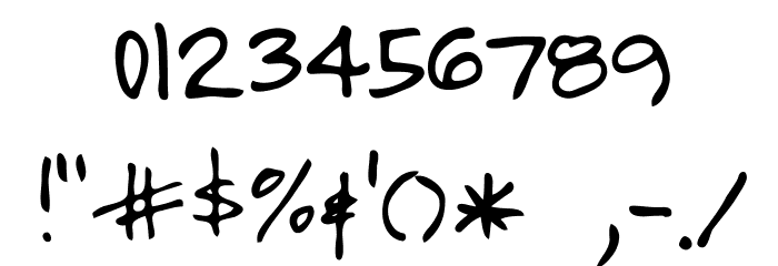 Long Cang Regular Font OTHER CHARS