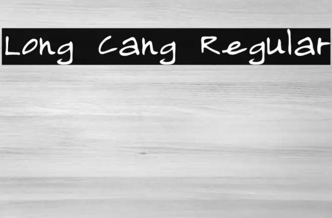 Long Cang Regular Example 1