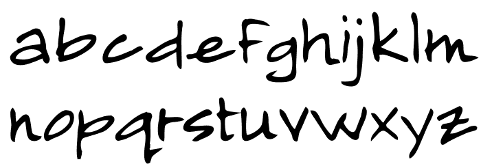 Long Cang Regular Font LOWERCASE