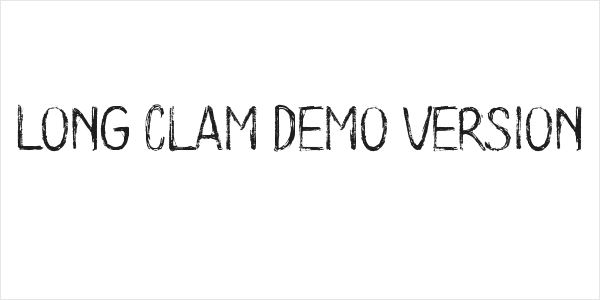 Long Clam Demo Version Logo