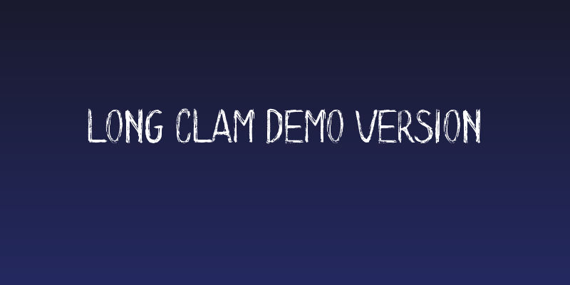 Long Clam Demo Version Social Header