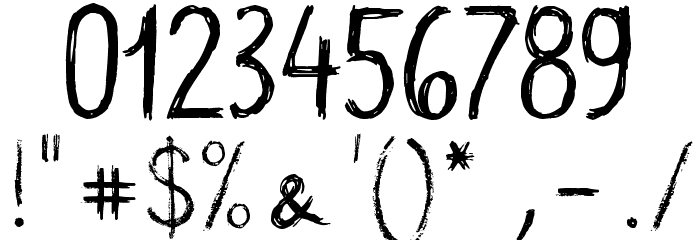 Long Clam Full Version Font OTHER CHARS