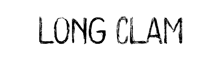 Long Clam Font