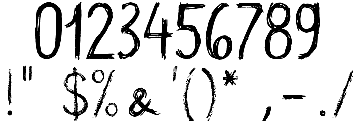 Long Clam Font OTHER CHARS