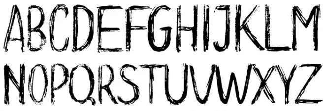 Long Clam Schriftart Groß