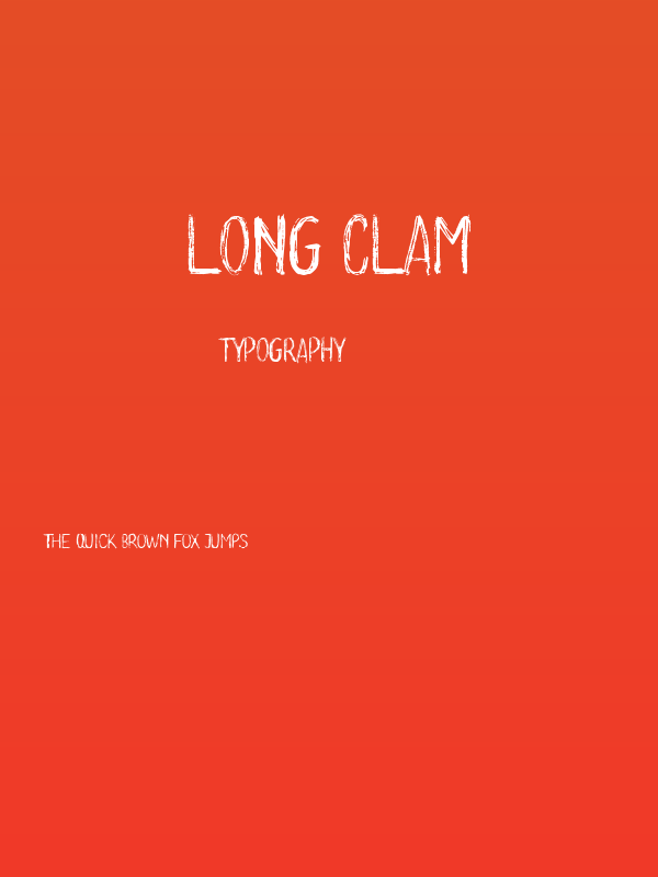 Long Clam Poster