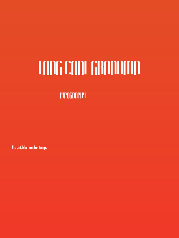 Long Cool Grandma Poster