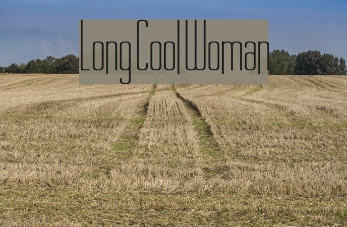 Long Cool Woman Example 2