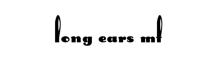 Long Ears MF  Скачать бесплатные шрифты