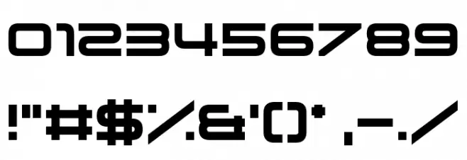 Long Fox Font OTHER CHARS