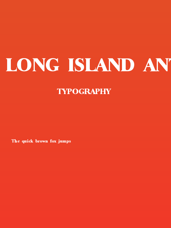 Long Island Antiqua Poster