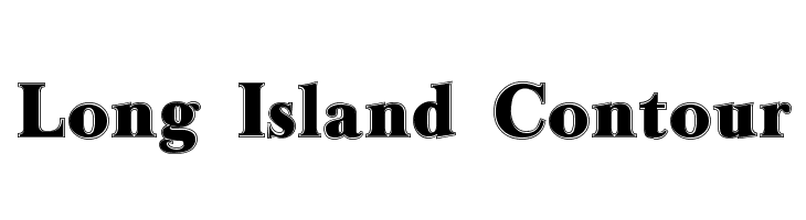 Long Island Contour  Descarca Fonturi Gratis