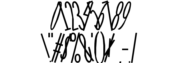 Long Island Iced Tea Font OTHER CHARS