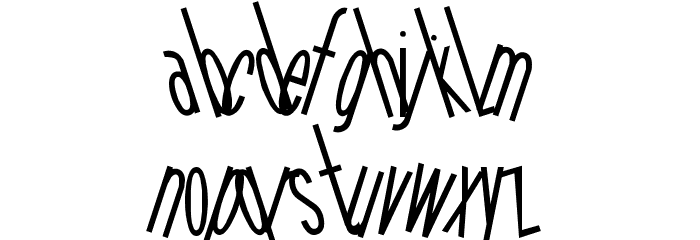 Long Island Iced Tea Font LOWERCASE