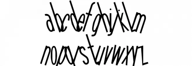 Long Island Iced Tea Schriftart Kleinbuchstaben