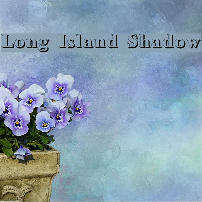Long Island Shadow Font examples