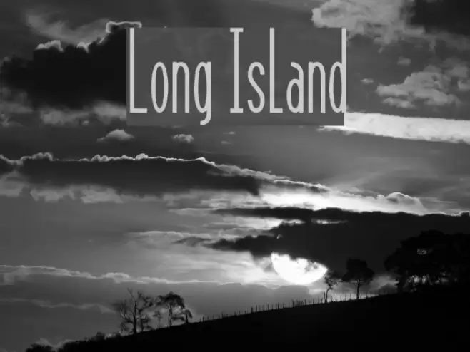 Long Island Font examples
