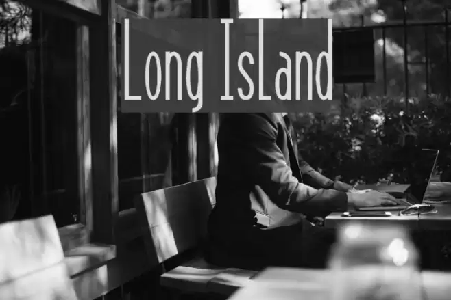 Long Island Font examples