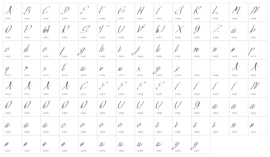 Long Knive Demo Character Map