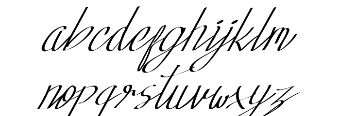 Long Knive Demo Font LOWERCASE