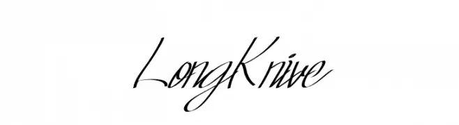 Long Knive  Frei Schriftart Herunterladen