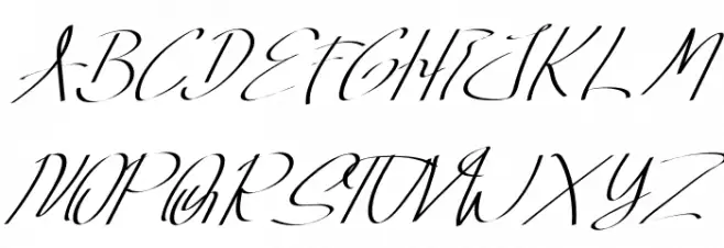 Long Knive 字体 大写